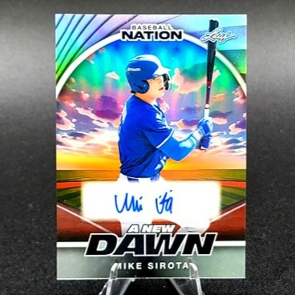 2025 Mike Sirota 14/15 A New Dawn Auto Baseball Los Angeles Dodgers Top Prospect